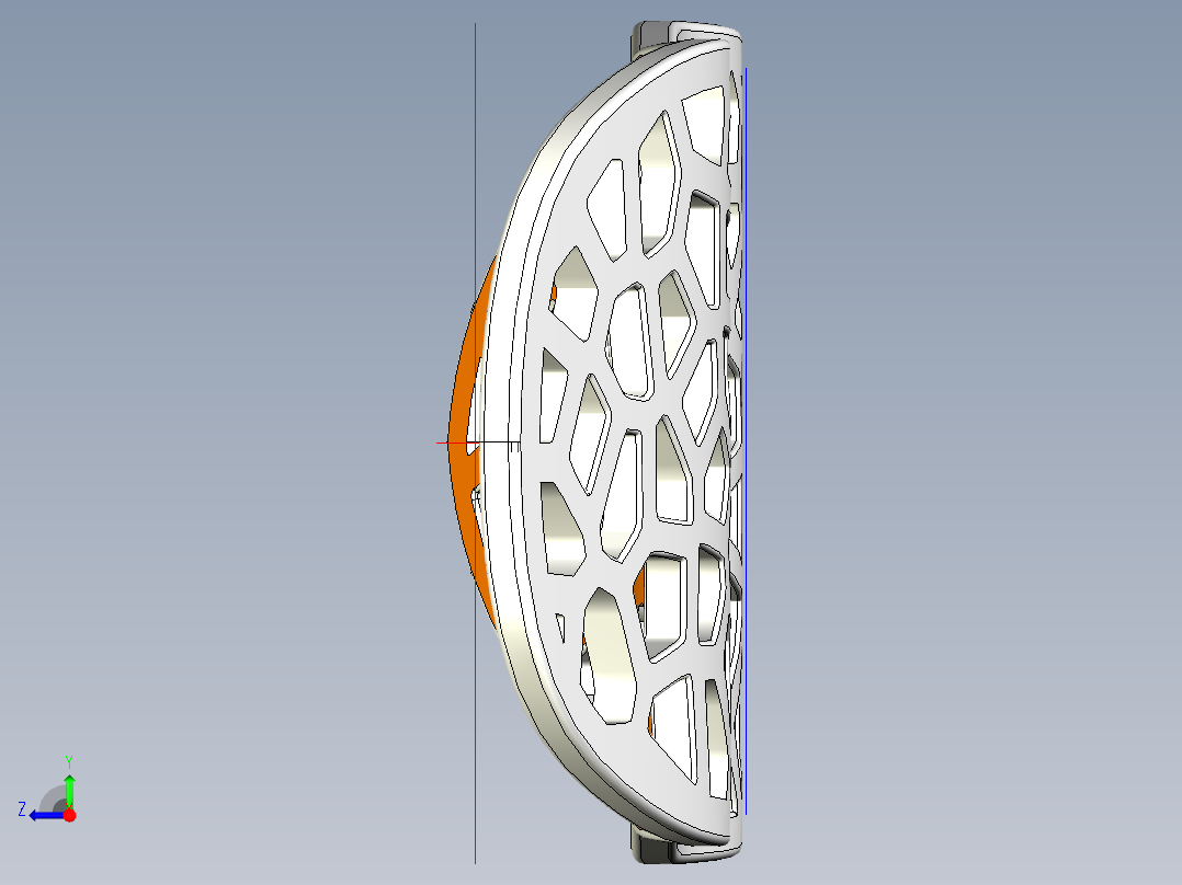 镂空创意滑板右视图