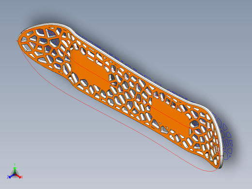 镂空创意滑板正等轴测缩略图