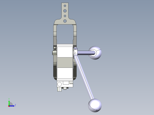 德克斯TUNKERS气缸数模V_50_1_Z_A10_T12_45~120左视缩略图