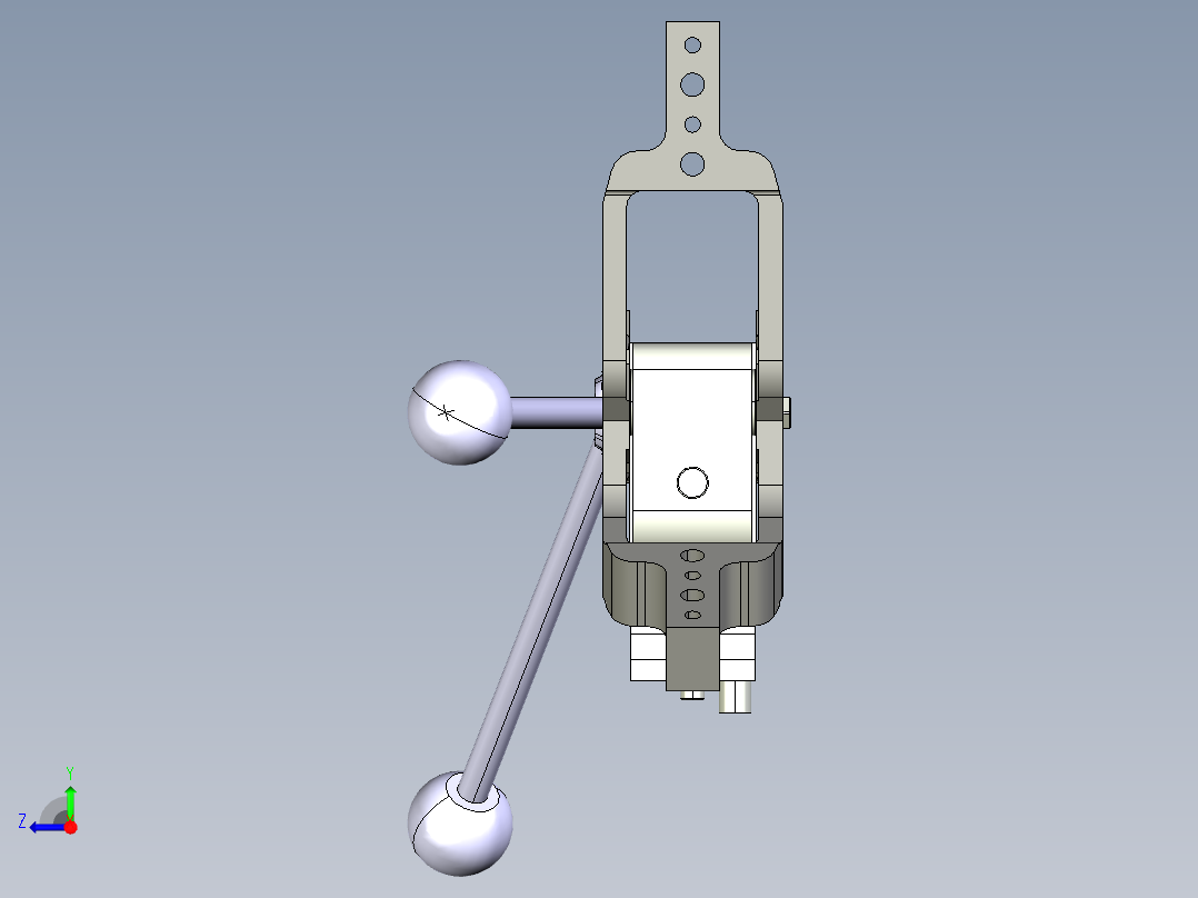 德克斯TUNKERS气缸数模V_50_1_Z_A10_T12_45~120右视图