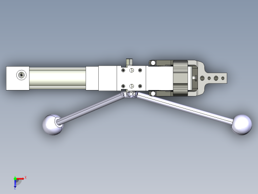 德克斯TUNKERS气缸数模V_50_1_Z_A10_T12_45~120俯视缩略图