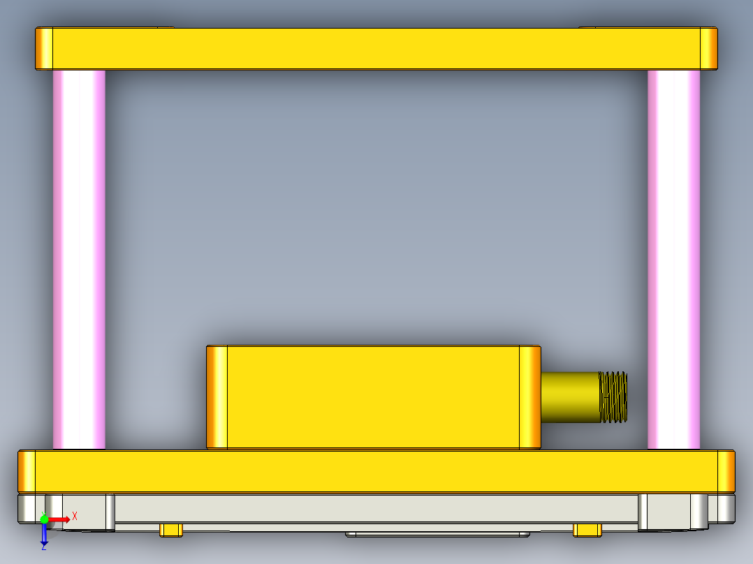 G551-N551-C笔记本CNC工装夹具三维模型-CNC1俯视图
