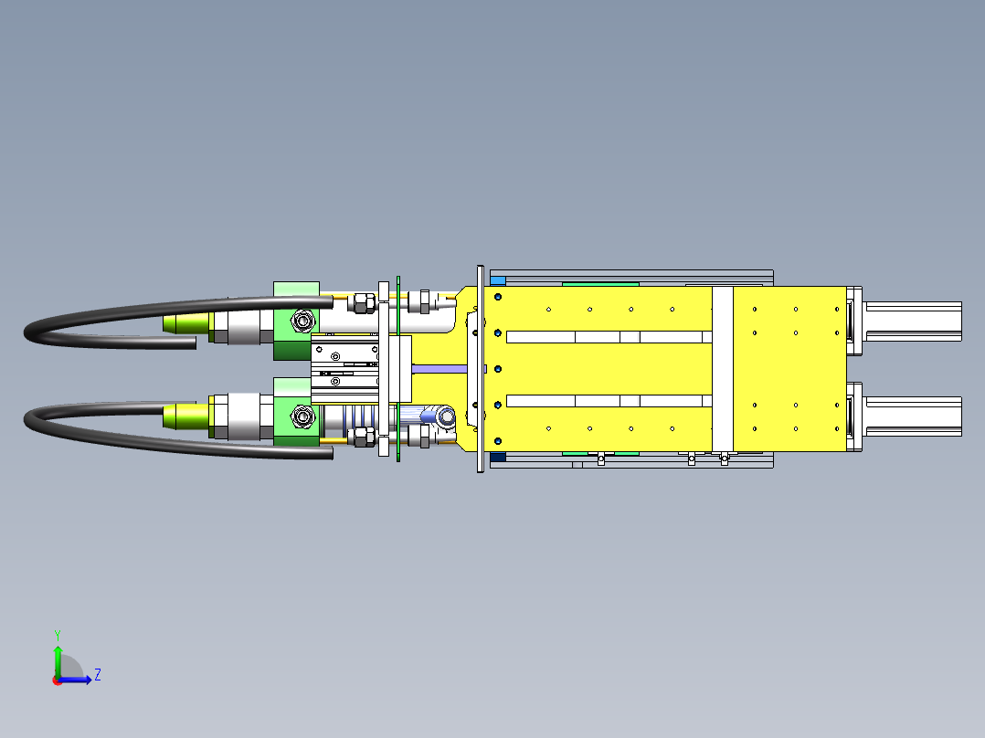 核酸注液装置sw18可编辑左视图
