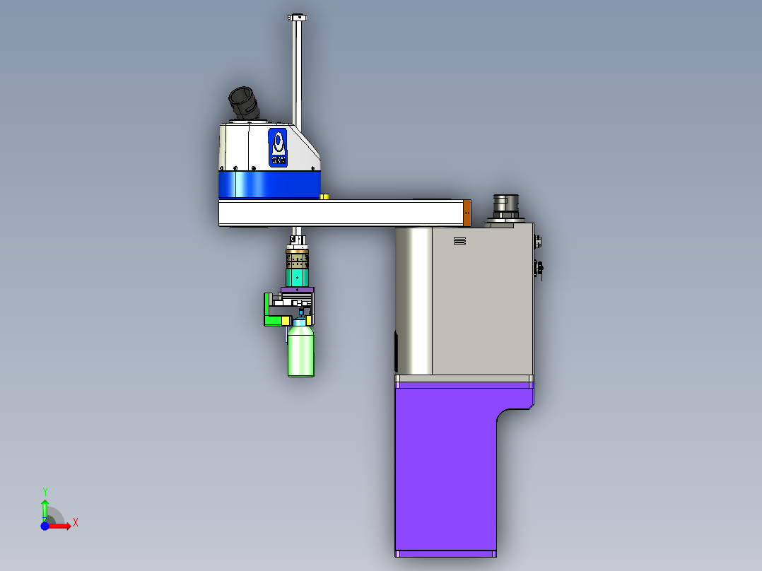 平面机械手step前视图