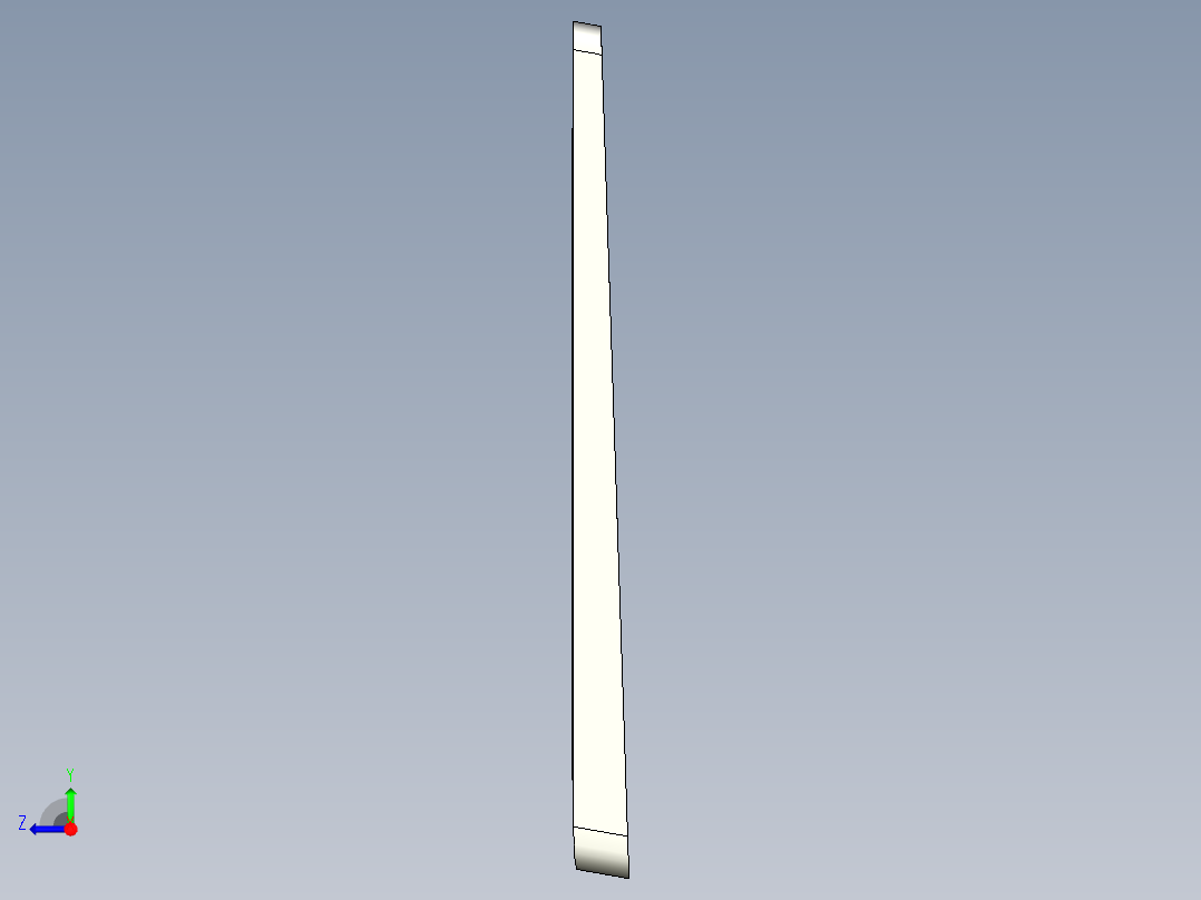 屏幕金属外壳铣凹槽CNC编程程序模型右视图