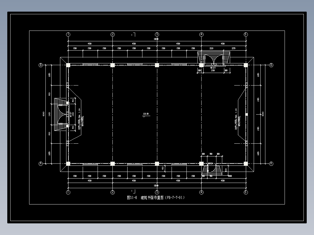图31-8  建筑平面布置图（PB-7-T-01）