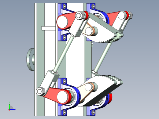 圆棒柔性关节抓手左视缩略图