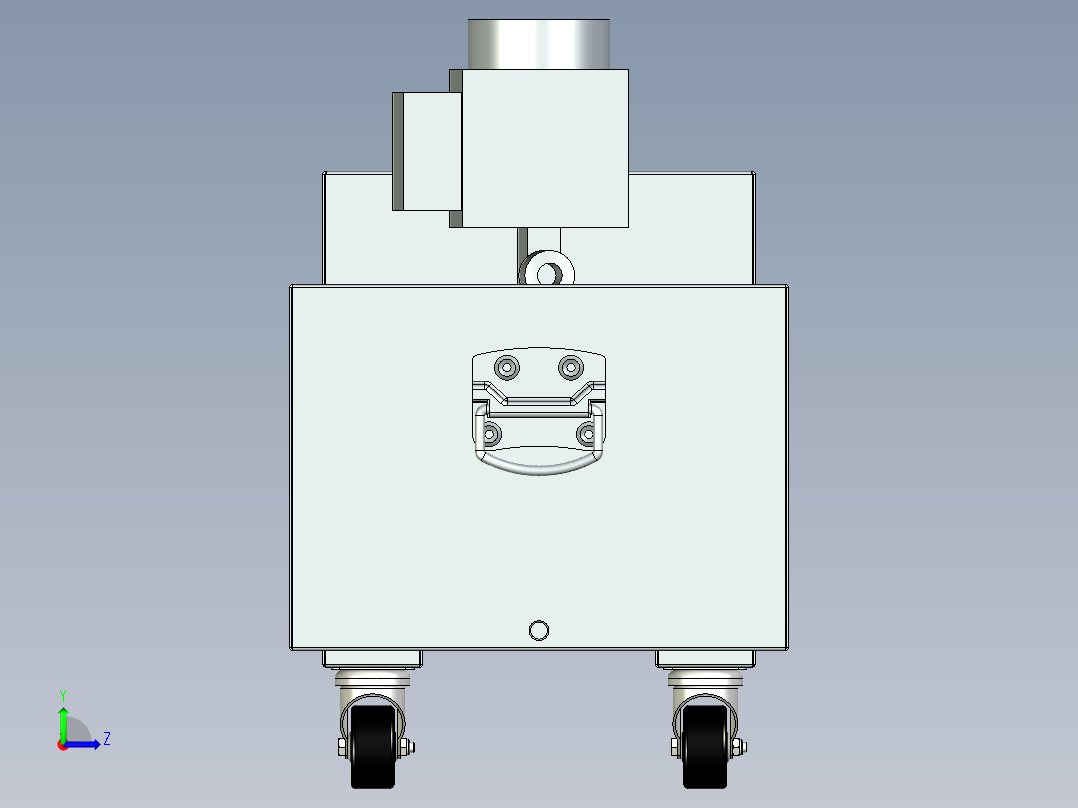 冷却液循环箱左视图