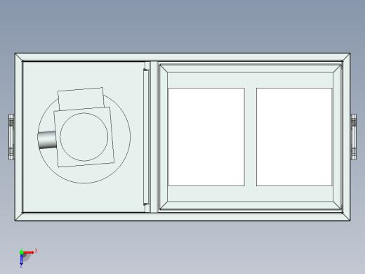 冷却液循环箱俯视缩略图