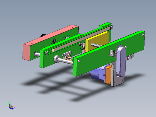 0.52米宽度可调输送机构