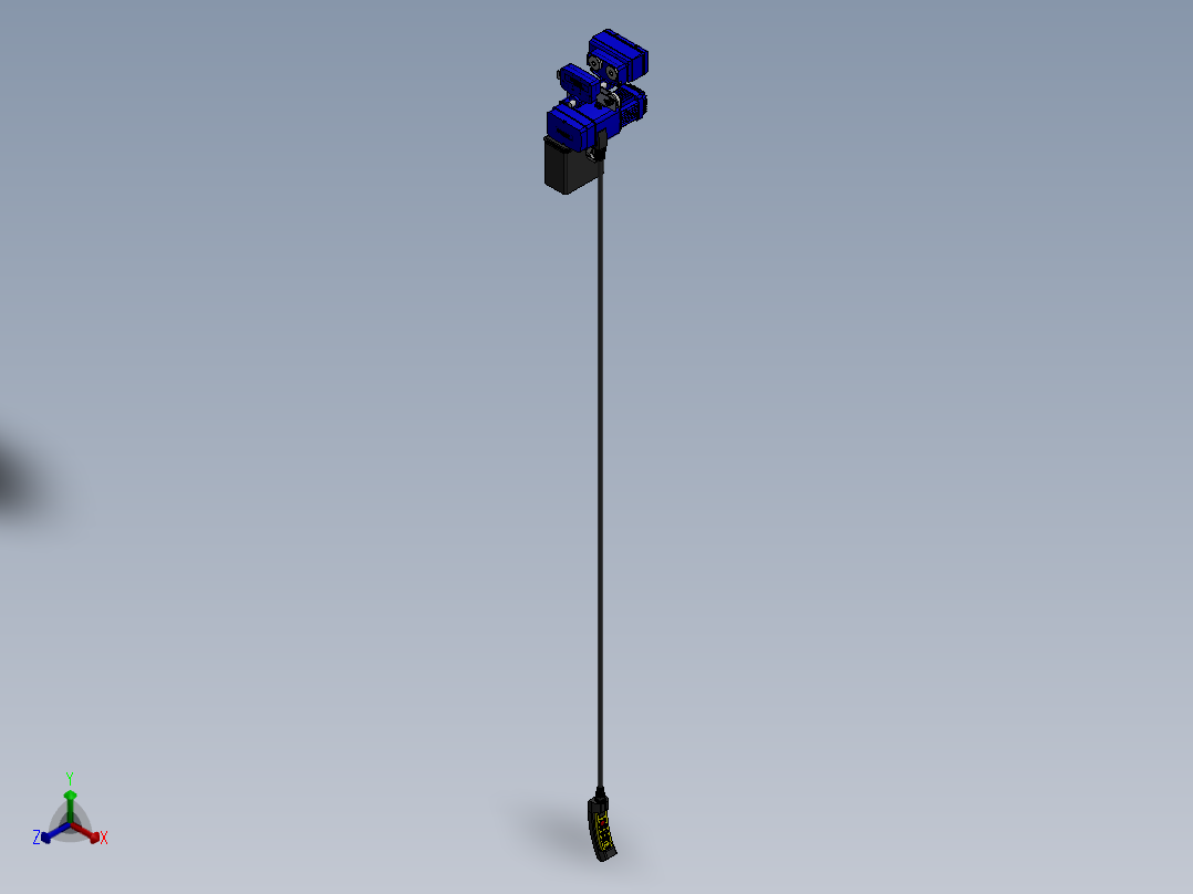 葫芦、电葫芦(25)正等轴测图