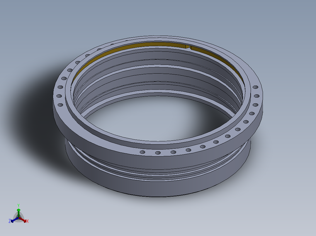 缸杆液压压盖.size-410-mm-1.snapshot.1正等轴测图