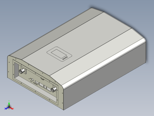 壁挂式储能电池48100正等轴测缩略图