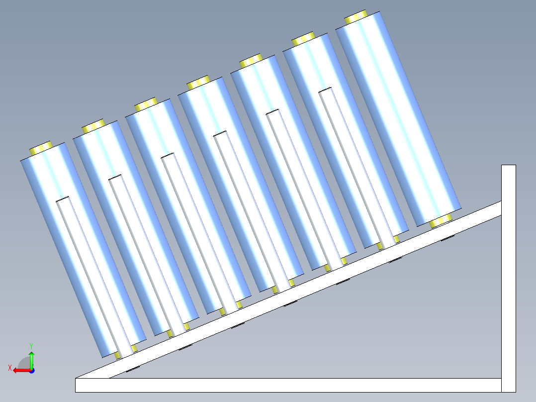 干膜货架后视图