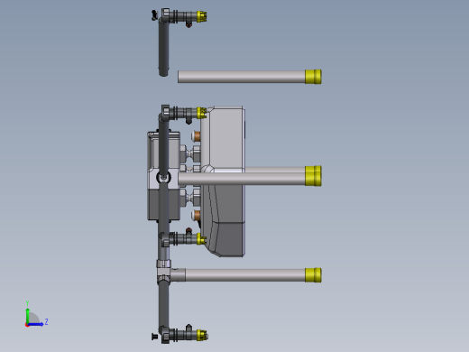 八旋翼消毒喷雾无人机左视缩略图