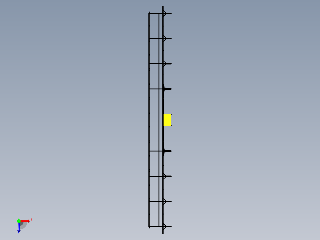 SMT车间皮带线俯视图