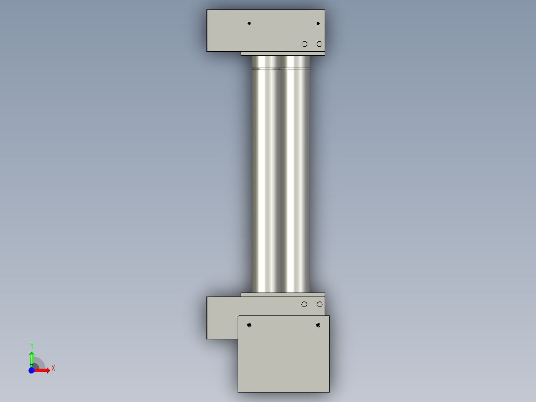 面刀模组前视图