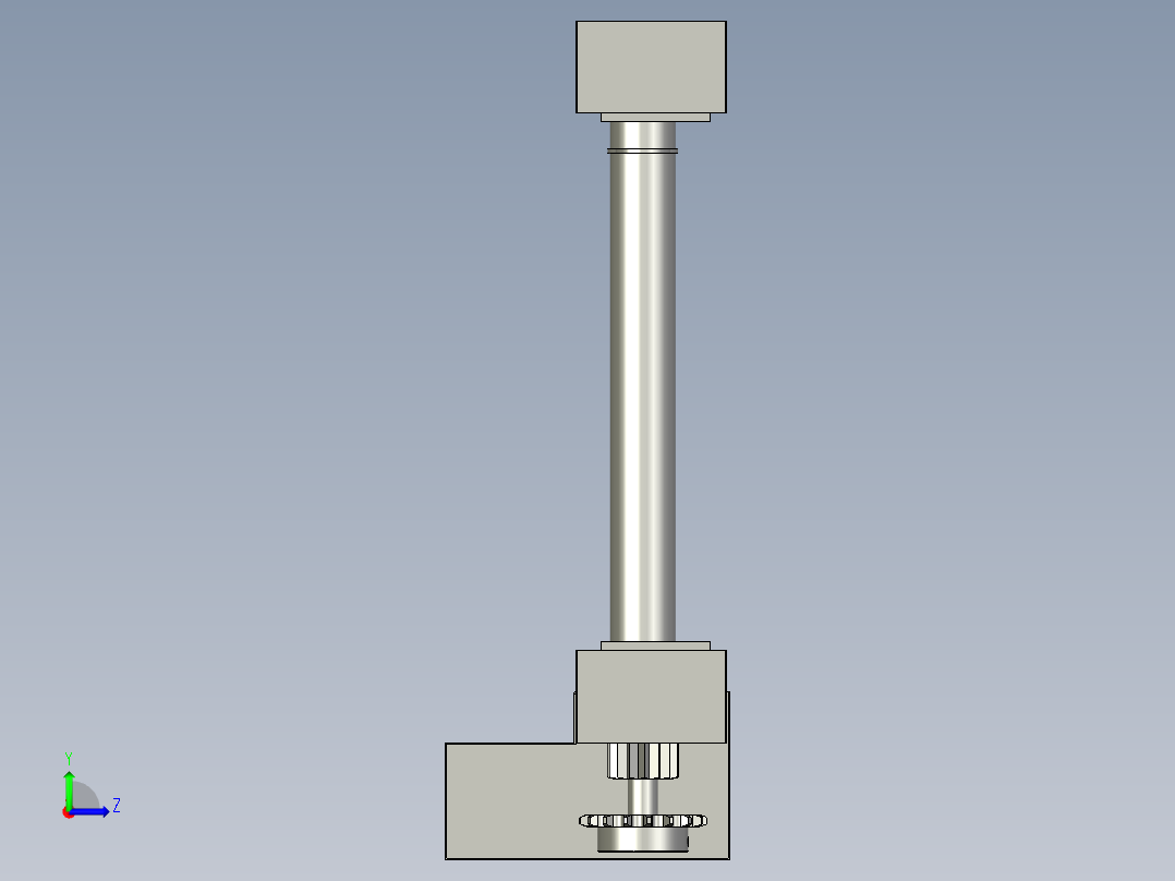 面刀模组左视图