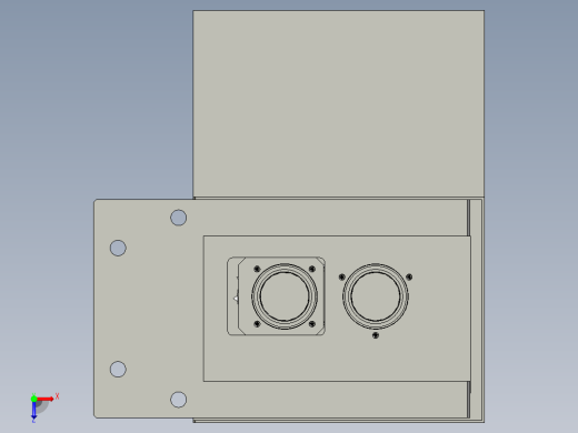 面刀模组俯视缩略图