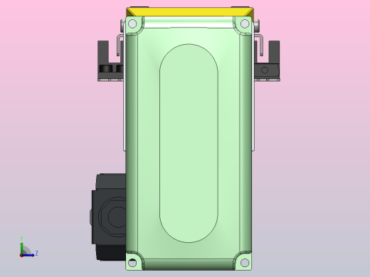内嵌式螺杆 GTH5-100W伺服[GTH5-L2-300-BM-S100W-C1-N]丝杆滑台模组西门子马达左视缩略图
