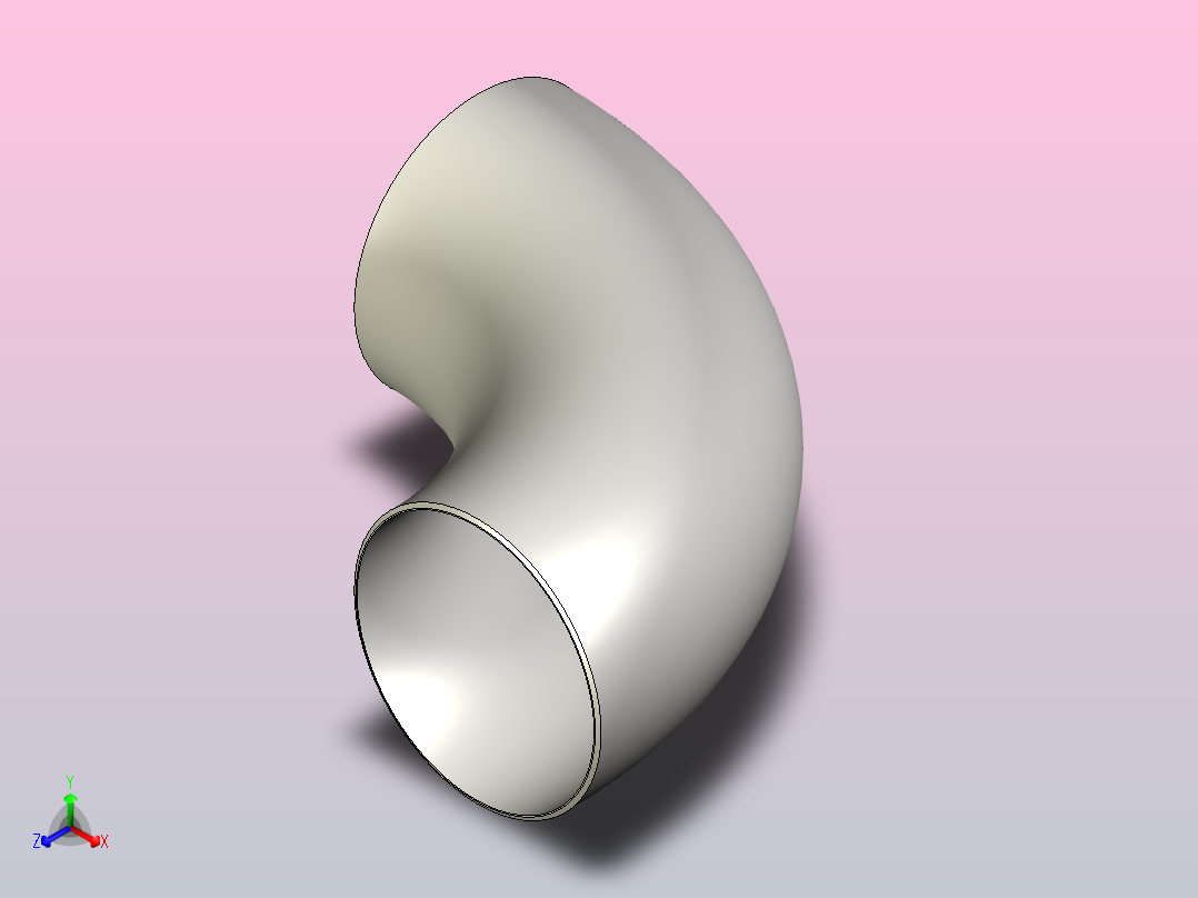 弯头90，2D EN 10253-2标准，3D，5D，DN 15 - DN 500主视图