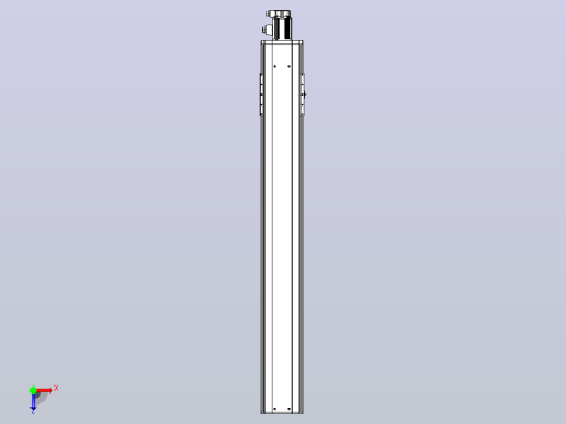 日规模组半封闭丝杆TPA-HNR-220D-3210C-L1500-M-C-P1K-N3俯视缩略图
