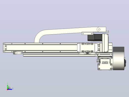 XYGT320-A3-750-400-M-C-0001负载5-8KG XY丝杆模组 内嵌式 XYGT320-A3 替换东佑达TOYO直线滑台模组左视缩略图