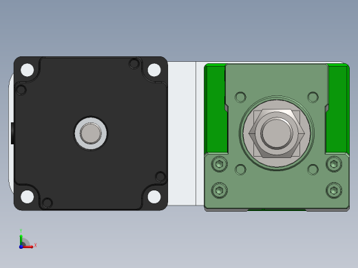 内嵌式电缸 GTY5-57闭环步进[GTY5-L10-300-BL-57-C2-N]前视缩略图