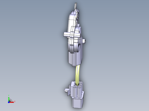 汽车前门闭锁器3D 1696770前视缩略图
