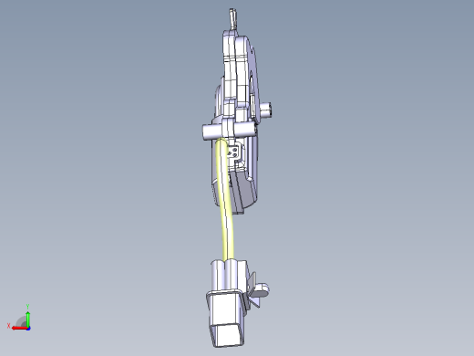 汽车前门闭锁器3D 1696770后视缩略图