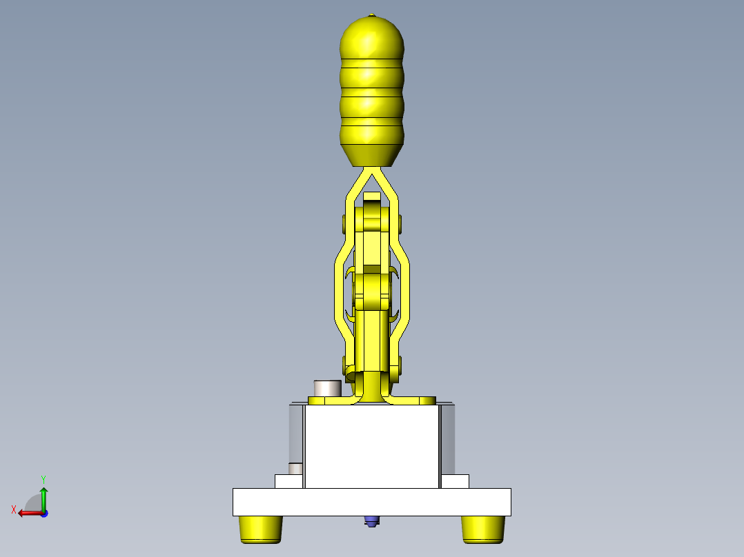 气密检测工装后视图