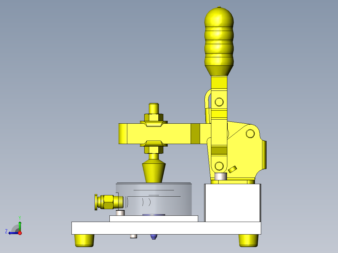 气密检测工装右视图