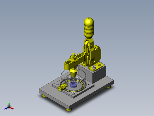 气密检测工装正等轴测缩略图