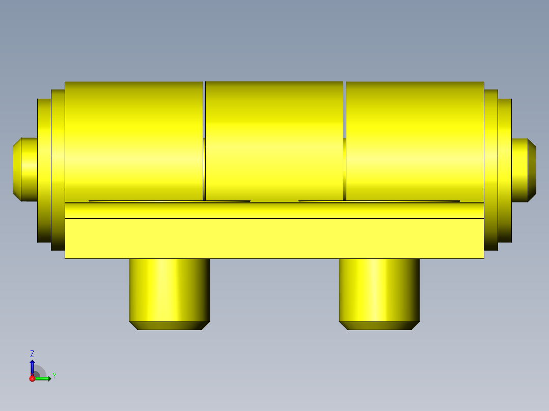 反转焊接夹具后视图