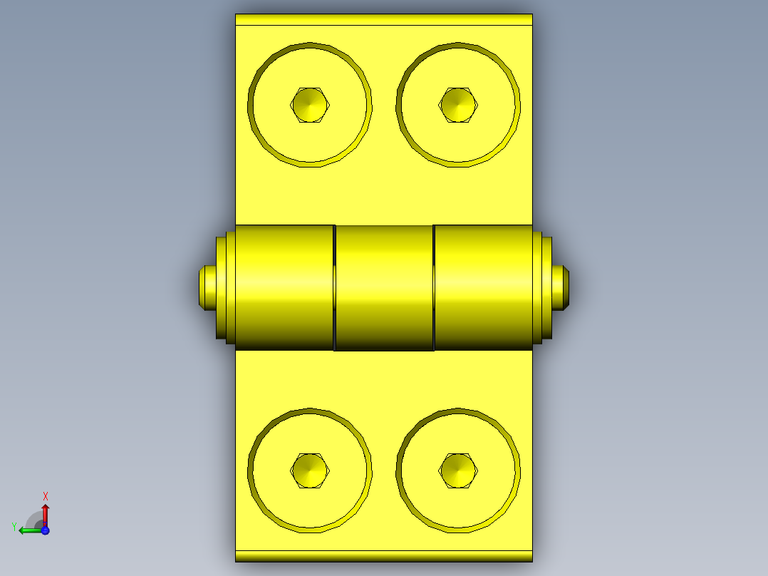 反转焊接夹具俯视图