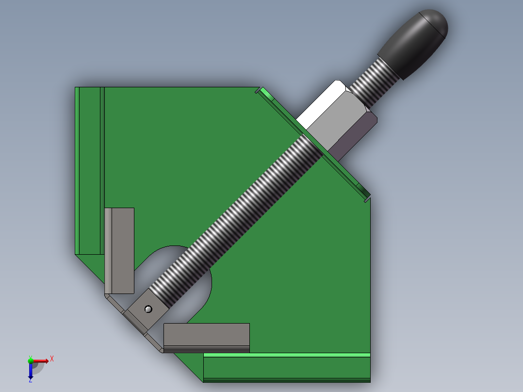 直角夹 90度固定夹、型材焊接器、型材直角焊接器俯视图