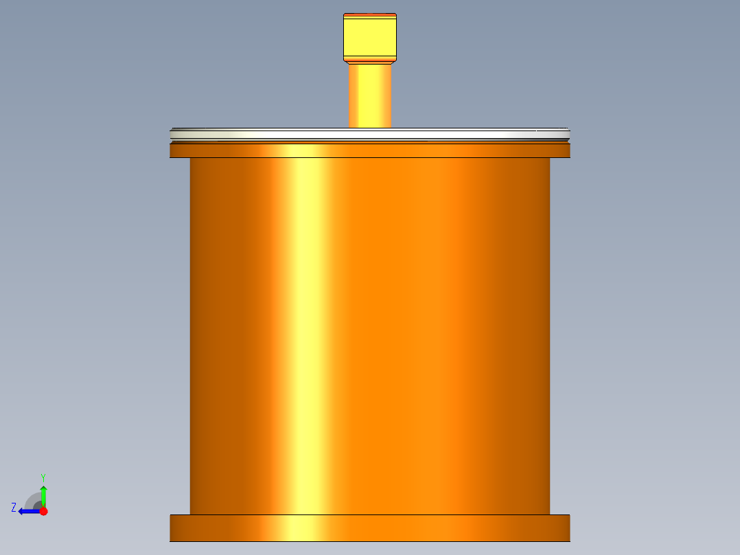 简易压力罐右视图