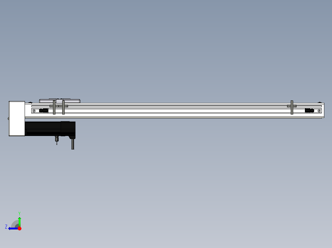 Toyo东佑达直线模组-ECH6-650-BM+煞車-M5右视图