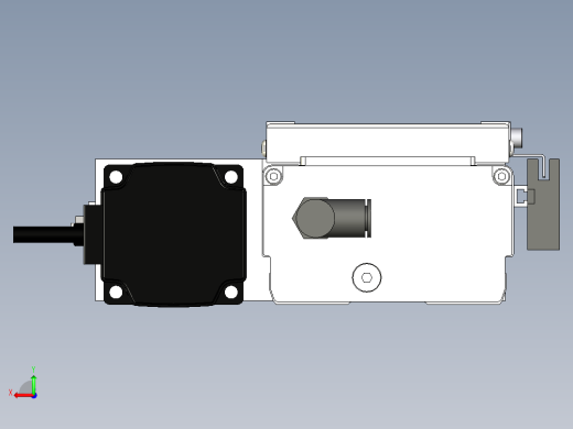 Toyo东佑达直线模组-ECH10-400-BL-200W后视缩略图