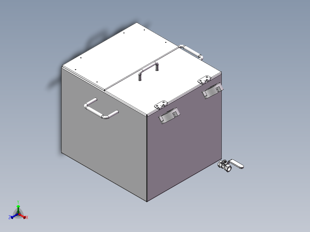 水箱正等轴测图