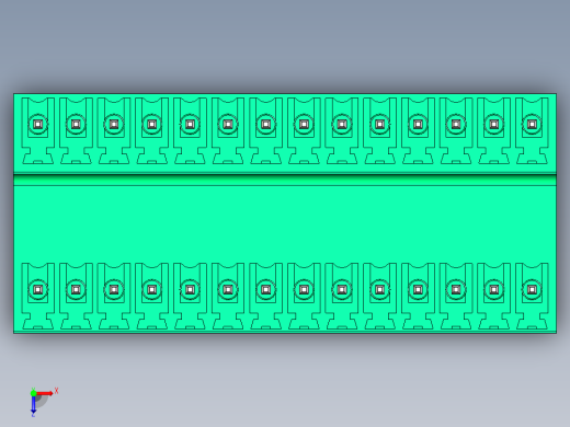 DEGSON 15EDG 系列 3.5mm 插拔式接线端子 FullPack-15EDGVT-3.5-28P-14-00AH俯视缩略图