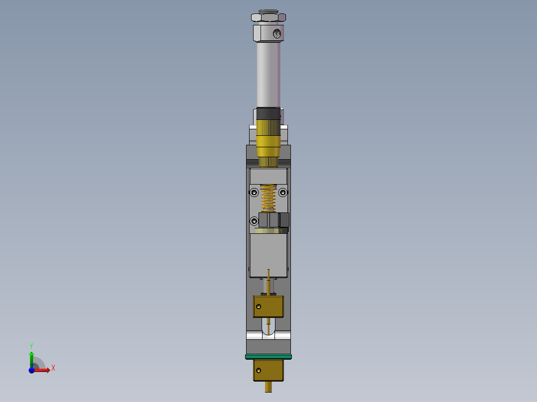 单体点焊机前视图