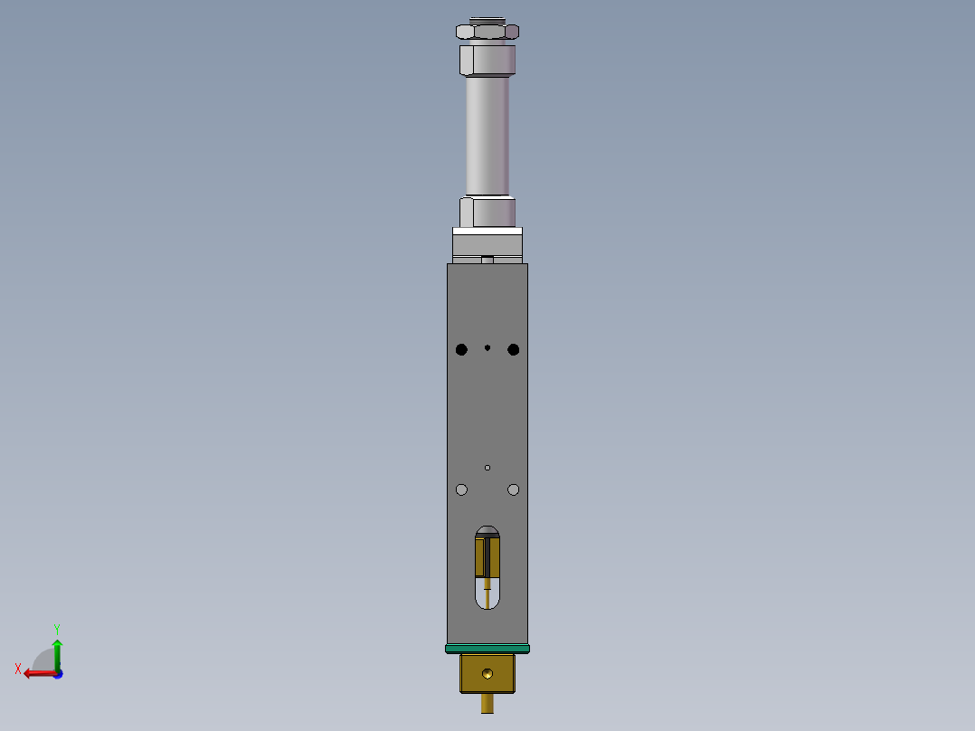 单体点焊机后视图