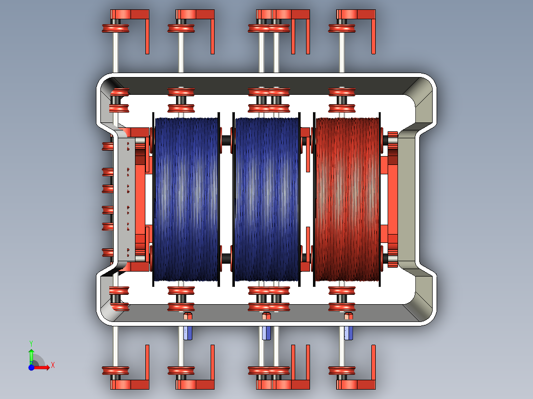 长丝干燥机filament-dryer-STP-F3D前视图