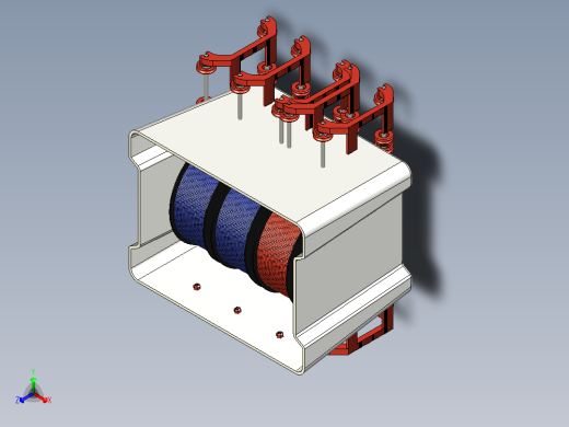 长丝干燥机filament-dryer-STP-F3D正等轴测缩略图