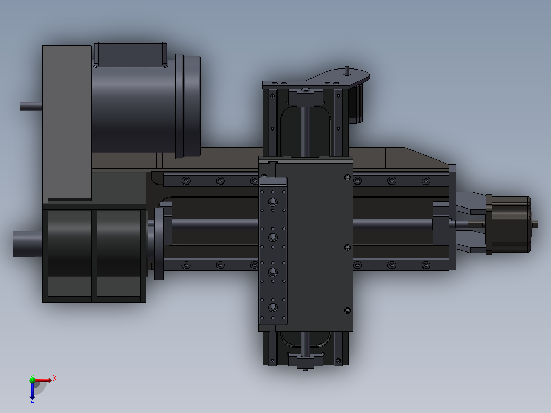 174数控车床系列之小形状系数车床俯视图
