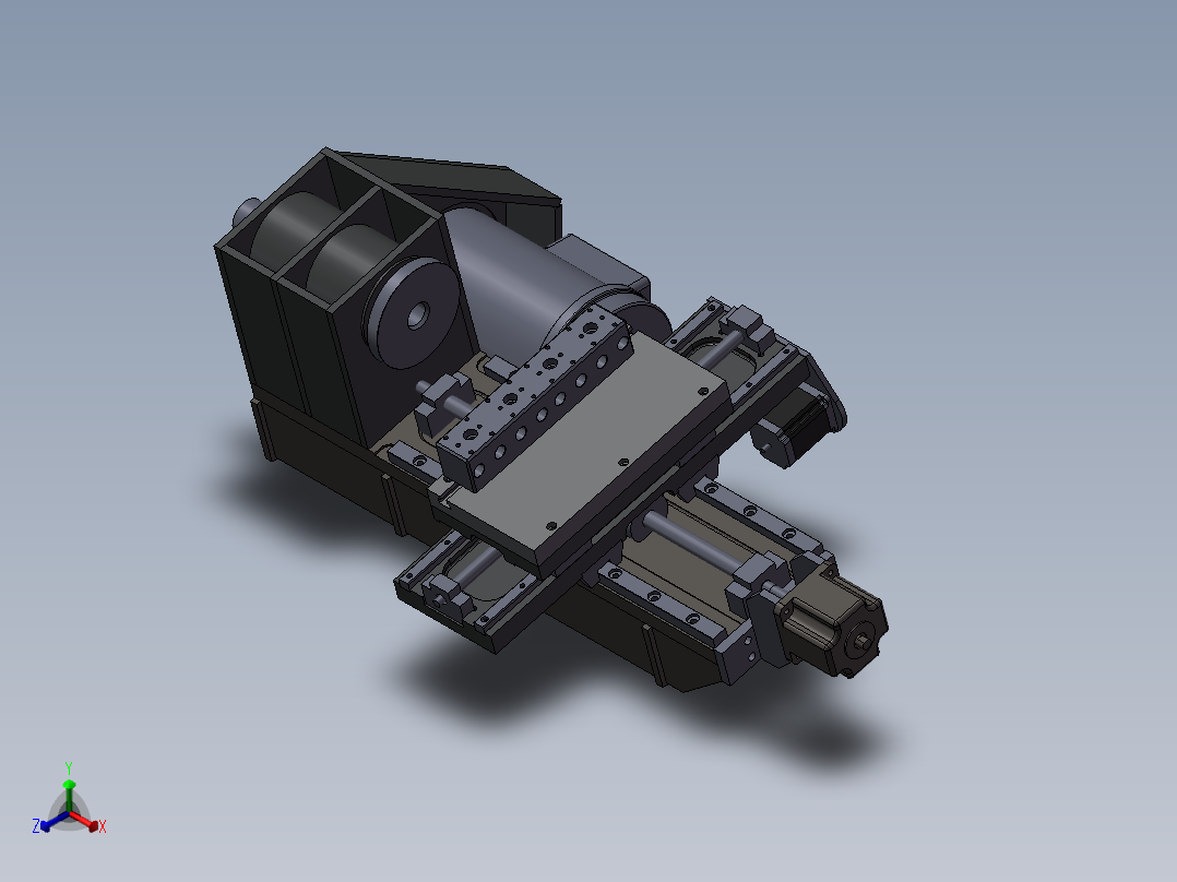 174数控车床系列之小形状系数车床正等轴测图