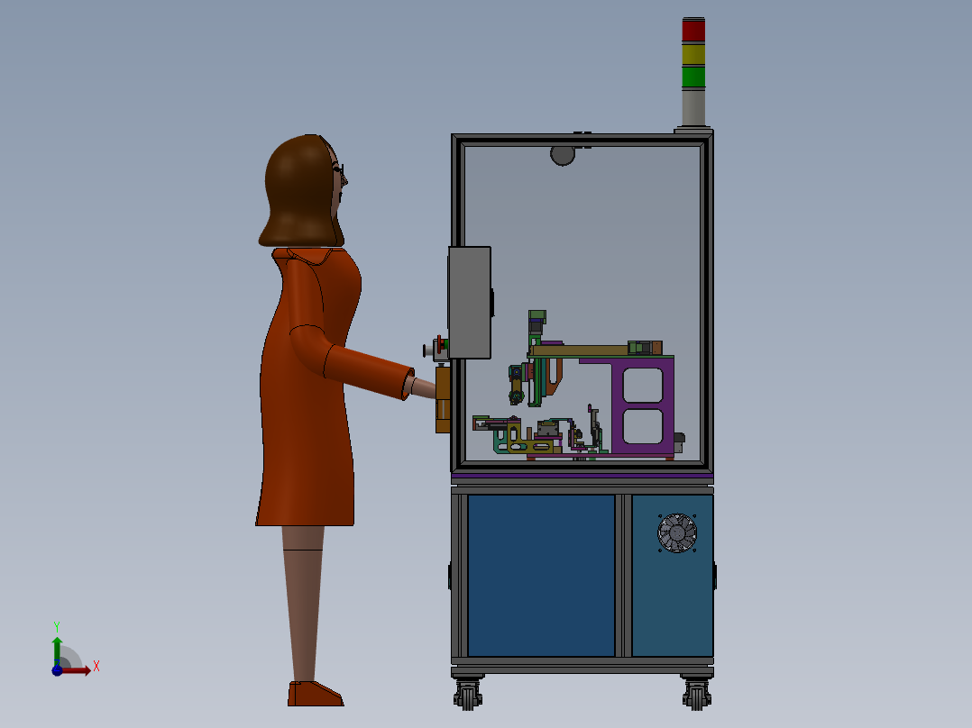 MD线圈焊接机前视图