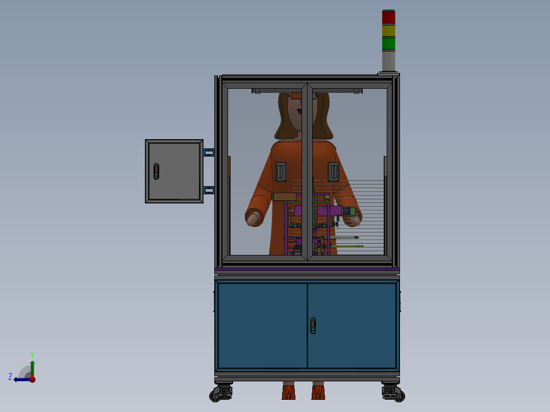 MD线圈焊接机右视图
