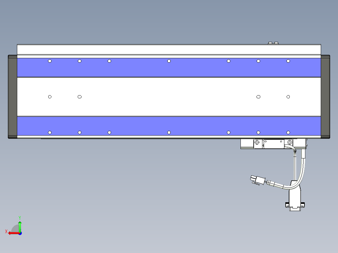 威洛博VL系列3d模型模组VL14S1Y-S350后视图